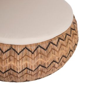 Garden armchair Ladlon Hm5992 made of rattan 97x97x76hcm