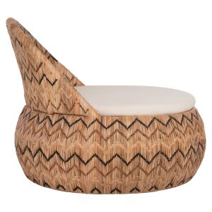 Garden armchair Ladlon Hm5992 made of rattan 97x97x76hcm