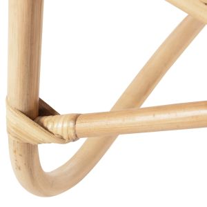 Garden lounge chair Grinn Hm9815.01 made of rattan in natural color 60x85x93cm