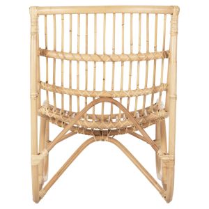 Garden lounge chair Grinn Hm9815.01 made of rattan in natural color 60x85x93cm