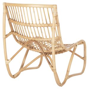 Garden lounge chair Grinn Hm9815.01 made of rattan in natural color 60x85x93cm