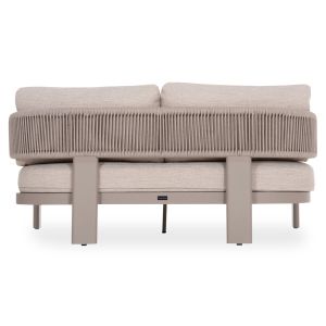 Double daybed Baron Sm6479.04 beige aluminum-rope-olefin 168x143x70w