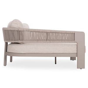 Double daybed Baron Sm6479.04 beige aluminum-rope-olefin 168x143x70w