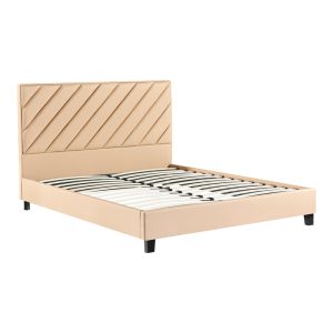 Double bed Franky high-class artificial leather Pu 160x200cm