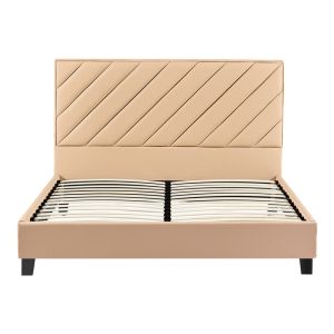 Double bed Franky high-class artificial leather Pu 160x200cm