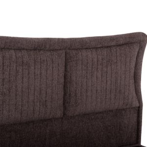 Двойно легло Nestor Hm715.02 кафяв букле плат за матрак 160x200 см.