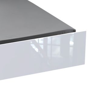 Double bed afina in white color 160x200cm