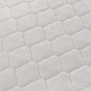 Двойно легло с матрак Allie Hm21273.01 сив плат с място за съхранение - за 160x200см.