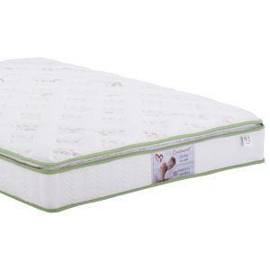 Двойно легло с матрак Celina Hm21328 метал и дърво в мръсен дъб - матрак 150x200см