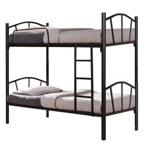 Bunk metal bunk bed black color 90x190 Hm328,01