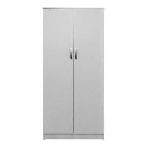 Lego double-door wardrobe in white color 80x42x180cm