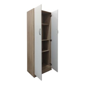 Lego double-door wardrobe in Sonoma-white color 60x42x180cm