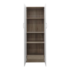 Lego double-door wardrobe in Sonoma-white color 60x42x180cm