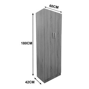 Lego double-door wardrobe in Sonoma-white color 60x42x180cm