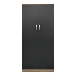 Lego double-door wardrobe in Sonoma-dark gray 80x42x180cm