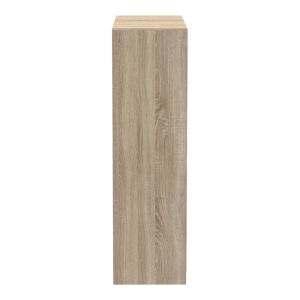 Double-wing sliding wardrobe Korredor I with mirror, sonoma color 160x60x220cm