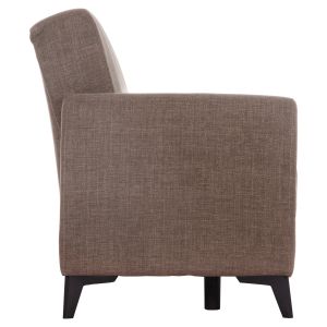 Two-seater sofa bed with storage Nikko Hm3293.02 beige fabric 144x75x84cm.