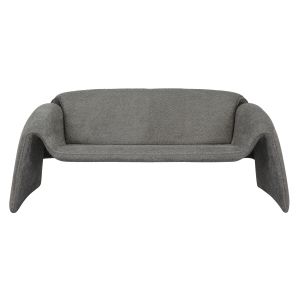 Two-seater sofa Trek Laforge Hm9680,01 gray textile damask-boucle 160x80x63hcm