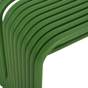 Two-seater bench Intrepid Hm6327.07 aluminum in green color 109.5x37x42cm.