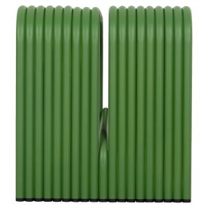 Two-seater bench Intrepid Hm6327.07 aluminum in green color 109.5x37x42cm.