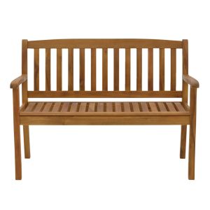 Two-seater bench Jerdu acacia solid wood 120x61x67cm