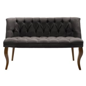 Двуместно канапе Loreta плюшено 123x65x73cm