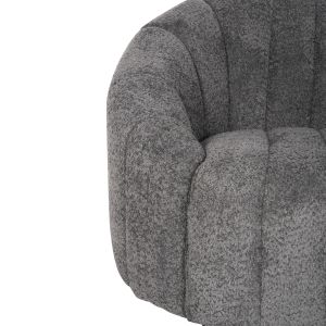 Two-seater sofa Moby Hm9595,01 gray boucle 148x83x66hcm