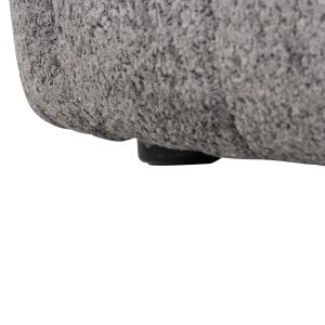 Two-seater sofa Moby Hm9595,01 gray boucle 148x83x66hcm