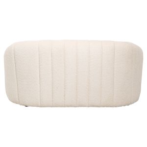 Two-seater sofa Moby Hm9595,06 boucle ecru color 148x83x66hcm