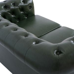Two-seater sofa T,chesterfield Hm3010,08 Pu Cyprus green