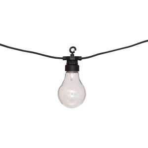 Декоративен гирлянд с 10 Led лампички Karivan в черен цвят 490x12x6см
