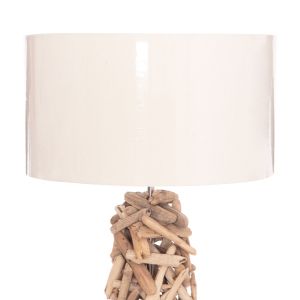 Decorative lamp Hm4429 wood - white PVC cap Φ45x153cm.