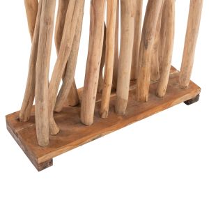 Декоративен параван Naturally клони масивно тиково дърво 60x25x 200h