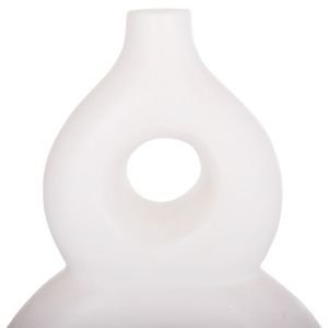 Decorative vase Fiorin Hm4666.02s terracotta in white - 21x7.5x31hcm.