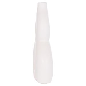 Decorative vase Fiorin Hm4666.02s terracotta in white - 21x7.5x31hcm.
