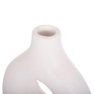 Decorative vase Fiorin Hm4666.02s terracotta in white - 21x7.5x31hcm.