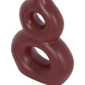 Decorative vase Fiorin Hm4666.03s terracotta in chestnut red - 21x7.5x31hcm.