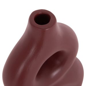 Decorative vase Fiorin Hm4666.03s terracotta in chestnut red - 21x7.5x31hcm.