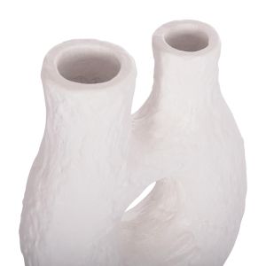 Декоративна ваза Namentis Hm4665.02l теракота в бял цвят - 27x13.5x37всм.