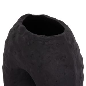 Decorative vase Namentis Hm4673.01l terracotta in black color - 26.5x16x36.5cm.
