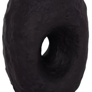 Decorative vase Namentis Hm4673.01l terracotta in black color - 26.5x16x36.5cm.