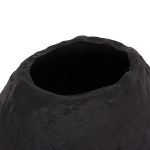 Decorative vase Namentis Hm4673.01l terracotta in black color - 26.5x16x36.5cm.