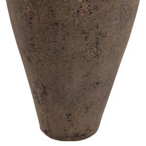 Decorative floor vase Hm7912 made of terracotta in gray color D73x130hcm