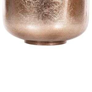 Decorative floor vase Raksasa Hm4230,02 metal salmon/bronze color D30x90hcm