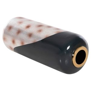 Decorative floor vase Raksasa Hm4231,05 metal anthracite/silver color D30x80hcm