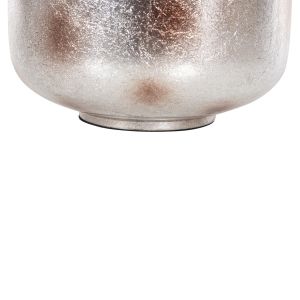 Decorative floor vase Raksasa Hm4231,05 metal anthracite/silver color D30x80hcm