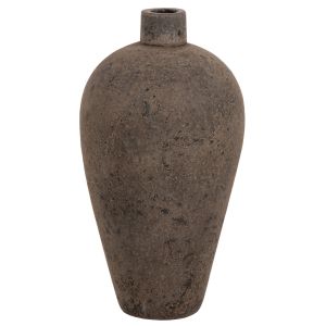 Decorative floor vase Zati made of terracotta in gray Hm7929 D32x60hcm