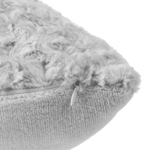 Decorative pillow Luxir in light gray color 45x45cm