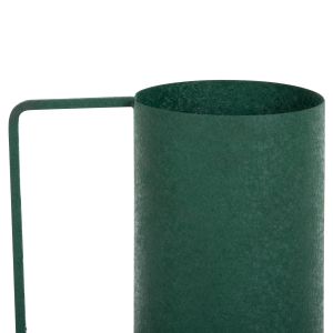 Decorative metal vase Flagon Hm4260,03 in green color D26x45hcm