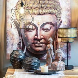 Decorative figure Buddha 23695 brown color 11x11x46.5cm